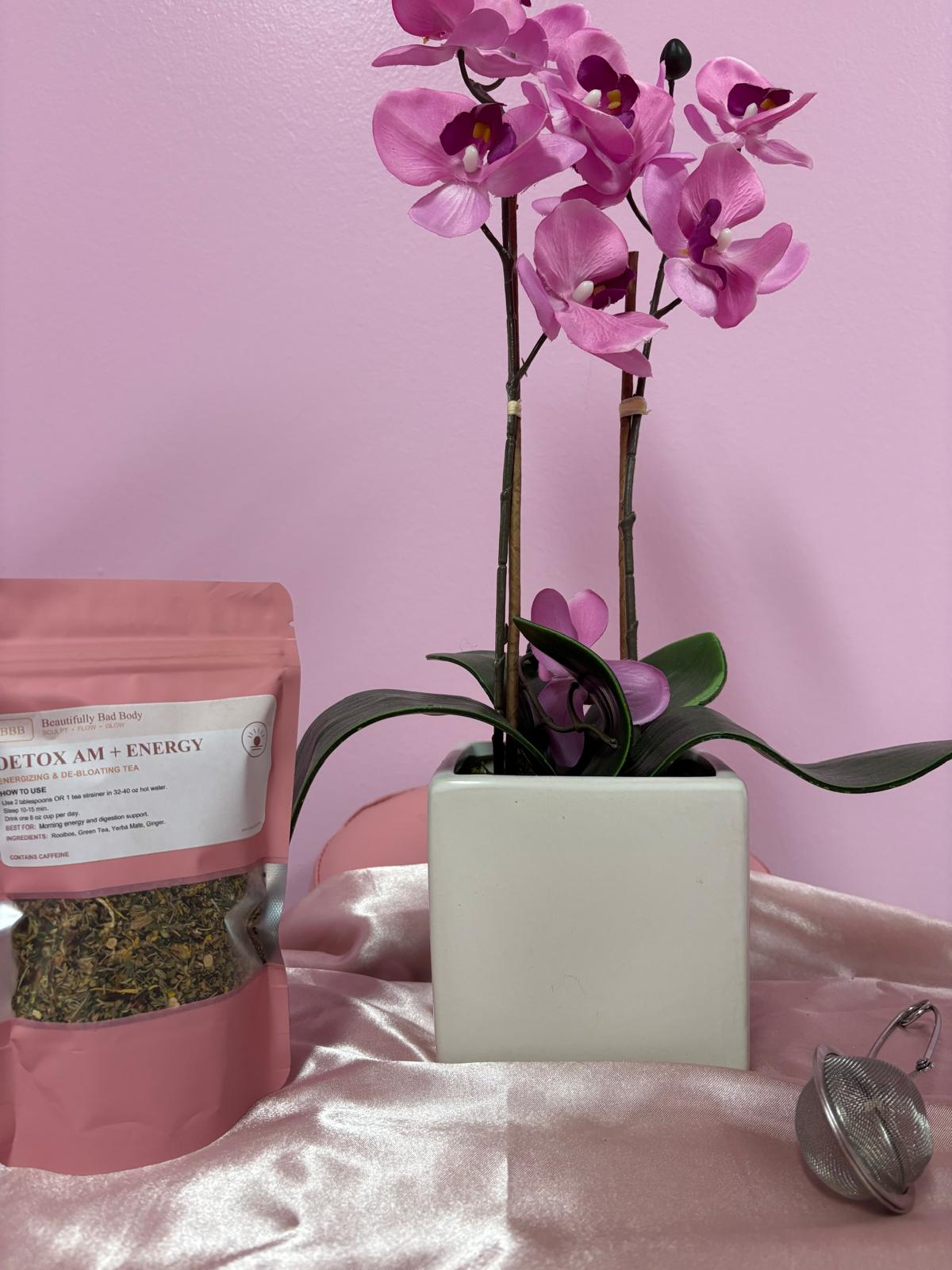 BBB Detox + Energy loose leaf tea pouch